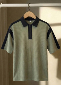 KEEPITUP Men Hooded Neck Light Green T-Shirt - Image 4