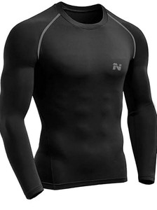 NINQ Solid Men Round Neck Black T-Shirt