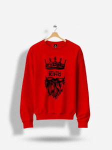 Doomee Printed Men Round Neck Red T-Shirt