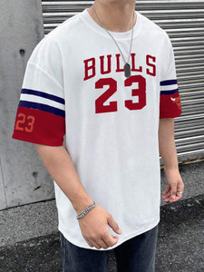 Eddicted Typography Men Round Neck White T-Shirt