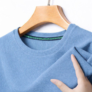 VeBNoR Men Blue Round Neck T-Shirt - Image 5