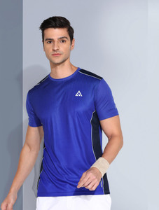 Adrenex Printed Men Round Neck Multicolor T-Shirt