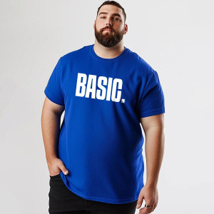 Toodleplus Printed Men Round Neck Dark Blue T-Shirt