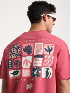 THE BEAR HOUSE Men Pink T-Shirt - Image 6