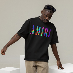 THE ARMOUR OF WARRIOR Printed Men Round Neck Black T-Shirt