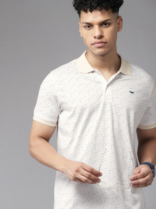 PARK AVENUE Beige Polo Neck T-Shirt - Image 6