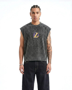 Noyzee Men Grey Round Neck T-Shirt - Image 5