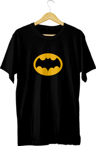 AlbSan Printed Men Round Neck Black T-Shirt