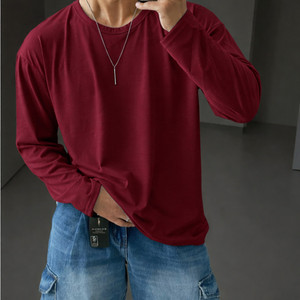 Asta Moda Men Maroon T-Shirt - Image 4