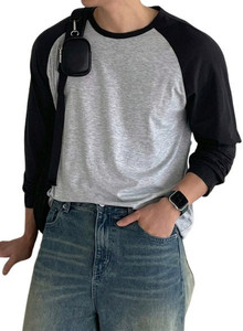 The Modern Soul Colorblock Men Black T-Shirt - Image 5