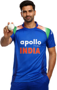 YUTU Printed Men Polo Neck Multicolor T-Shirt