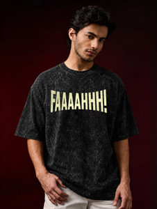 HADAR Black Round Neck Printed T-Shirt - Image 3