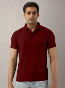 Silver Swan Maroon Polo Neck T-Shirt - Image 6