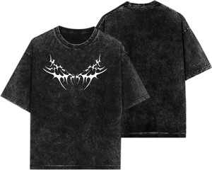 DIGI DRAPE Black Graphic Print Men Round Neck T-Shirt - Image 6