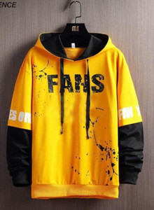 Kay Dee Printed Men Round Neck Yellow T-Shirt