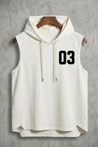 Zxomillo Men White Hooded Neck T-Shirt - Image 4