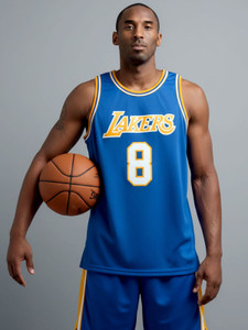 Fashion Fusion Typography Men Round Neck Blue T-Shirt