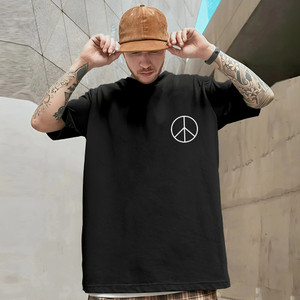 Benny Brooks Printed Men Round Neck Black T-Shirt