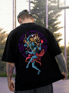 maryam fashion Printed Men Round Neck Black T-Shirt