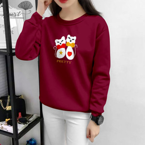 ClonCline Typography Women Round Neck Pink T-Shirt