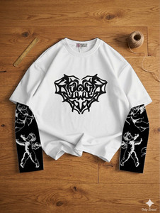 Eddicted Men White Round Neck Printed T-Shirt - Image 2