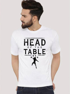 Deccan Store Printed Men Round Neck White T-Shirt
