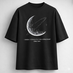 Asta Moda Black Typography T-Shirt - Image 3