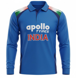 fabzy Sporty Men Polo Neck Blue T-Shirt