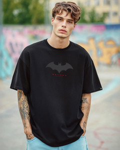BEWAKOOF Graphic Print Men Round Neck Black T-Shirt