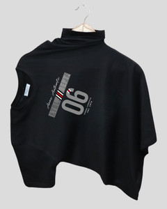 Magneto Printed Men Crew Neck Black T-Shirt