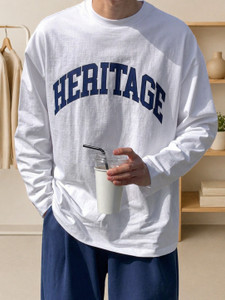 MK Digital Typography Men Round Neck White T-Shirt