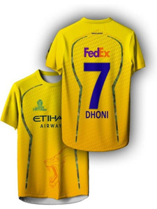 SFENTERPRISE Printed Men Round Neck Yellow T-Shirt