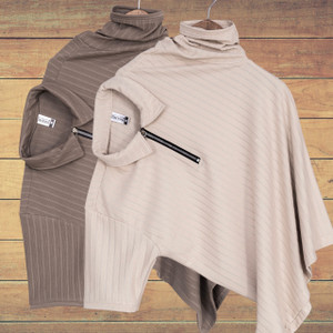 JOJIBUL Striped Men Polo Neck Beige, Brown T-Shirt
