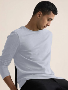 METRONAUT Men's Grey Round Neck T-Shirt - Image 6