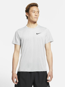 NIKE Self Design Men Round Neck Grey T-Shirt
