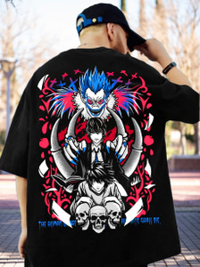 ZENTIK Printed Men Round Neck Black T-Shirt