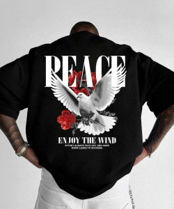 Smosh Printed Men Round Neck Black T-Shirt