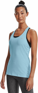 UNDER ARMOUR Solid Women Round Neck Blue T-Shirt