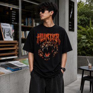 Chhapo Printed Men Black T-Shirt - Image 6