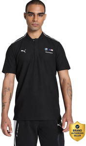 PUMA Solid Men Round Neck Black T-Shirt