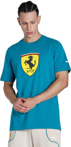 PUMA Solid Men Crew Neck Green T-Shirt