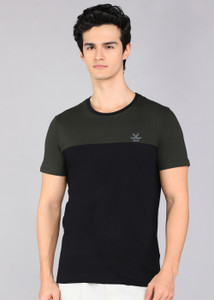 WROGN Solid Men Crew Neck Multicolor T-Shirt