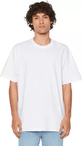 UNICONIC Solid Men Round Neck White T-Shirt