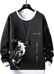 Bhadawar creations Graphic Print Men Round Neck Black T-Shirt