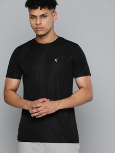 HRX by Hrithik Roshan Black Round Neck T-Shirt - Image 6