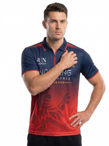 VRINDAANDCO Graphic Print, Printed Men Polo Neck Multicolor T-Shirt