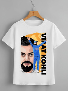 TDFASHIONS Graphic Print Men Round Neck White T-Shirt