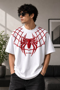 Shree Shyam Graphic Print Men White T-Shirt - Image 6