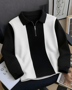 AUSK Full Sleeve Striped Men Sweatshirt - Image 5