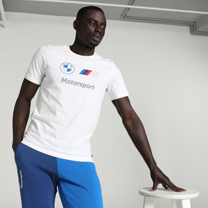 PUMA Solid Men Crew Neck White T-Shirt